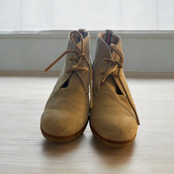 Sperry Harlow Wedge Ankle Boot - Tan Suede - Women's 7.5 - Picture 3 of 8